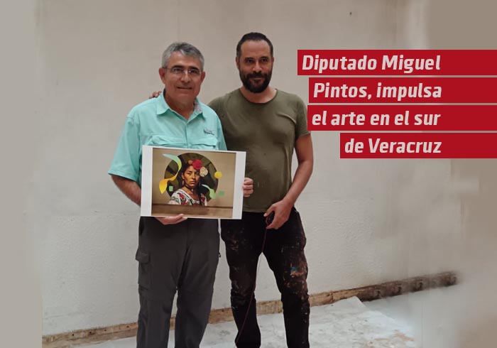 Impulsa Miguel Pintos al arte en el Sur de Veracruz