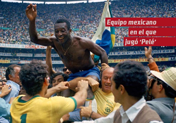 El equipo mexicano en el que jugó Pelé