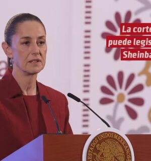 Sheinbaum critica propuesta para invalidar parte de la reforma judicial: «la Corte no puede legislar»