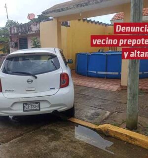 Se quejan de vecino prepotente y altanero