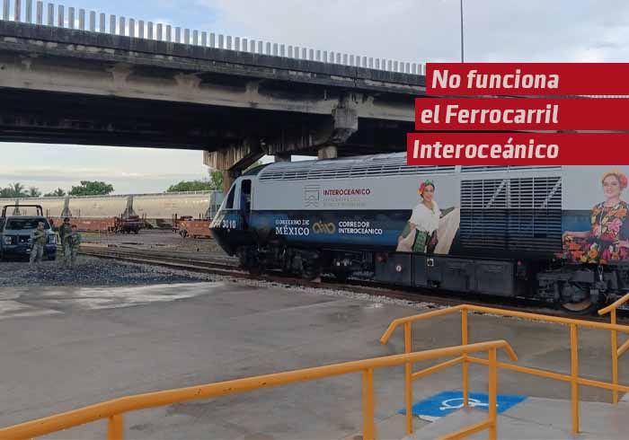 No funciona el Ferrocarril Interoceánico