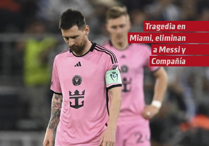 Tragedia en Miami, eliminan a Lionel Messi y compañía