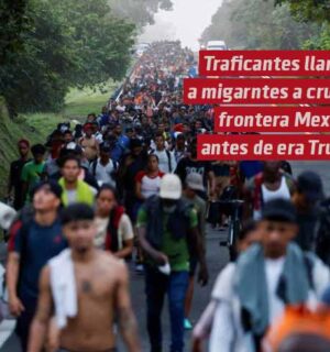 Traficantes llaman a migrantes a cruzar frontera México-EU antes de era Trump