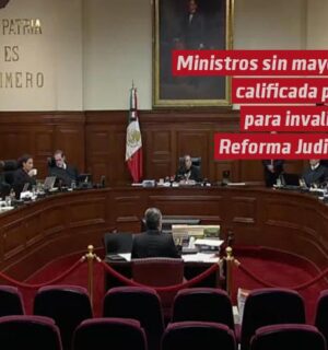 Bloque para invalidar parcialmente reforma judicial pierde mayoría calificada