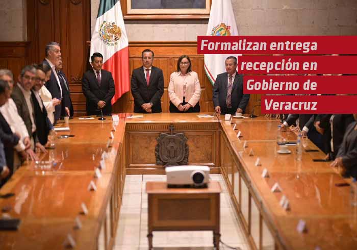 Formalizan Rocío Nahle y Cuitláhuac García inicio de proceso de entrega-recepción