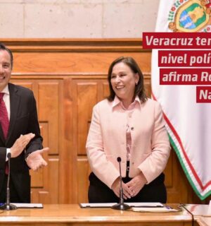 Veracruz tendrá nivel político afirma Rocío Nahle