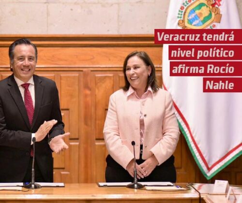 Veracruz tendrá nivel político afirma Rocío Nahle