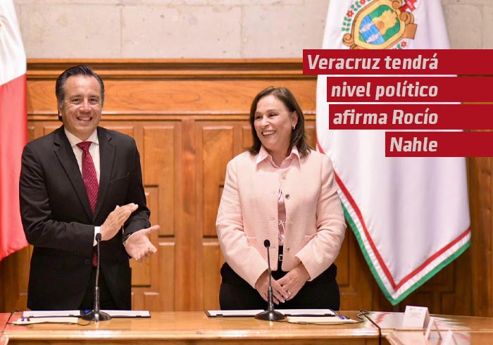 Veracruz tendrá nivel político afirma Rocío Nahle