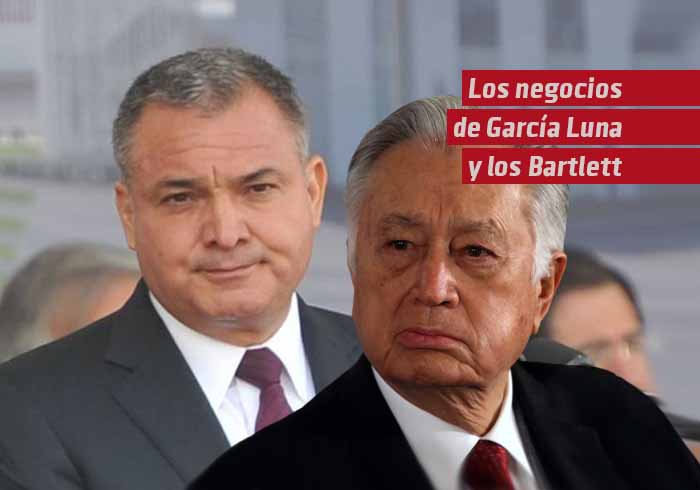 Los negocios de García Luna y los Bartlett