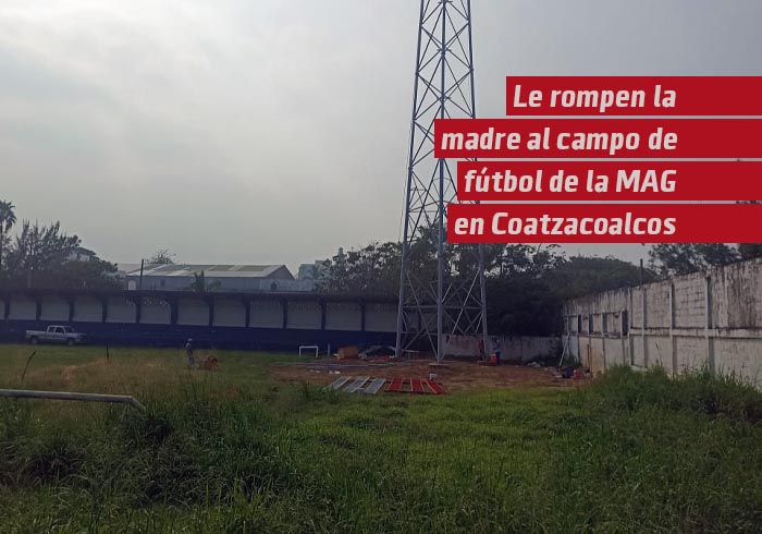 Le rompen la madre al campo de fútbol de la Miguel Alemán