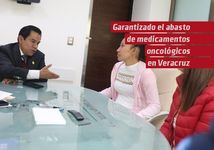 Garantizado el abasto de medicamentos oncológicos en Veracruz