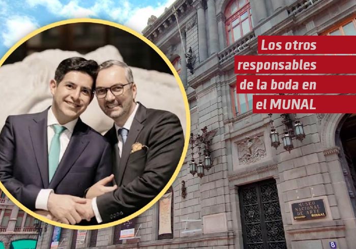 Los otros responsables de la boda en el MUNAL