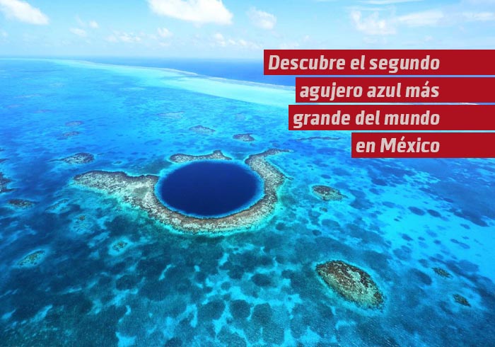 Descubren segundo agujero azul más grande del mundo en México