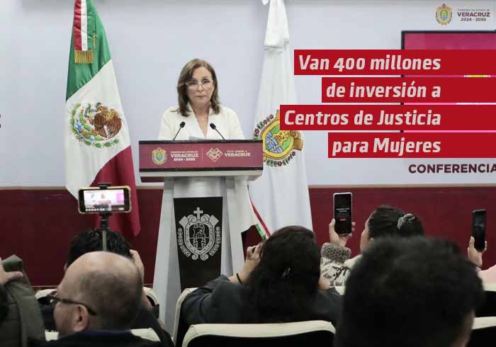 Gobernadora reitera inversión de 400 mdp en Centros de Justicia para Mujeres