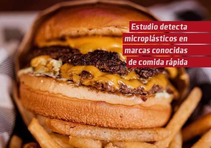 Estudio detecta microplásticos en conocidas marcas de comida rápida