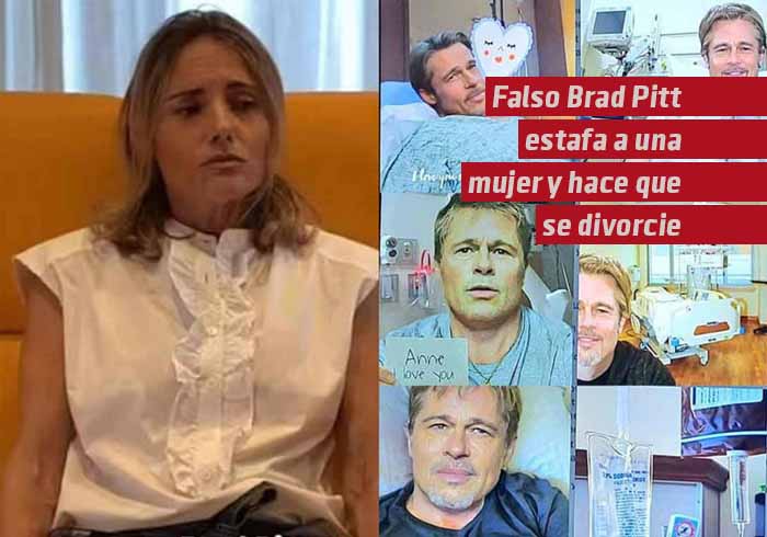 Falso Brad Pitt estafa a mujer