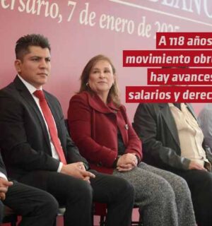 A 118 años del movimiento obrero, destaca Rocío Nahle avances en salario y derechos laborales