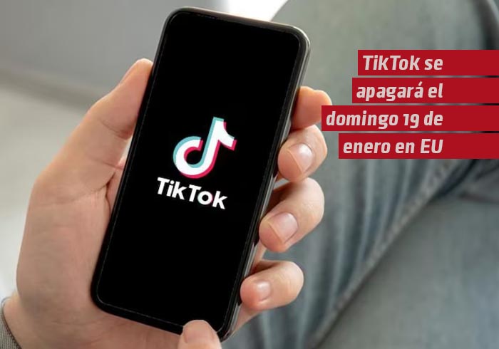 La red social TikTok confirma que se apagará el domingo en Estados Unidos