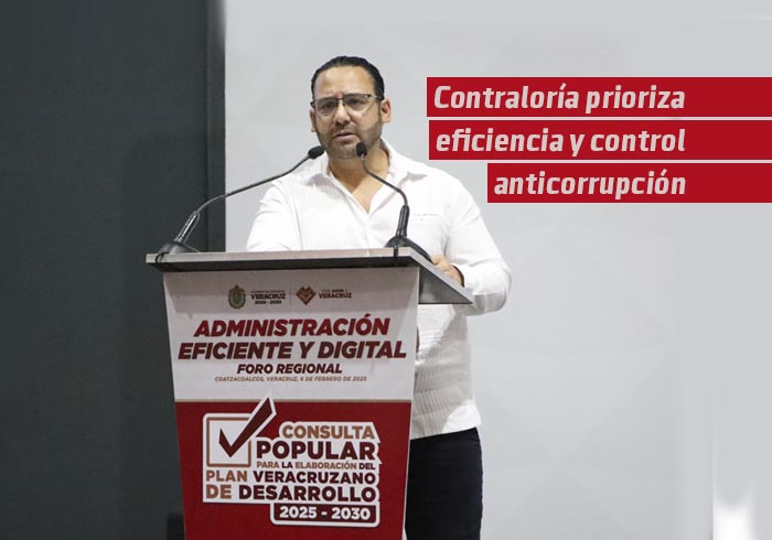 Contraloría prioriza eficiencia y control anticorrupción