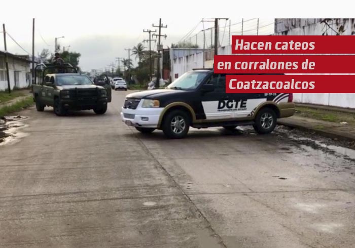 Hacen cateos en corralones de Coatzacoalcos