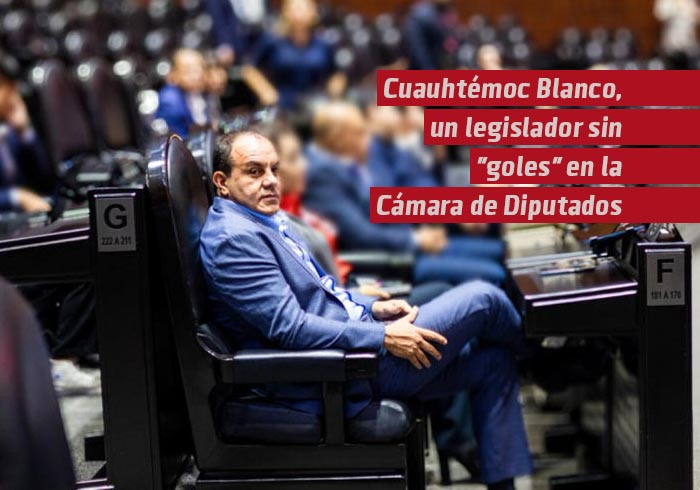 Cuauhtémoc Blanco, un legislador sin «goles» en la Cámara de Diputados