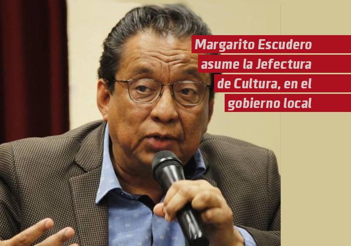 Margarito Escudero asume la Jefatura de Cultura en el gobierno local