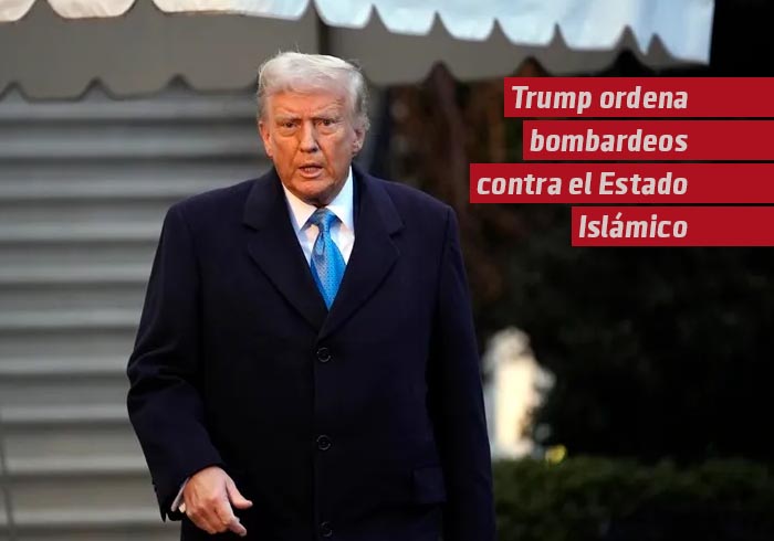 Trump ordena bombardeos contra el Estado Islámico