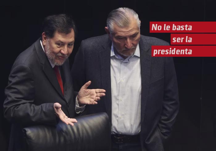 No le basta ser la presidenta