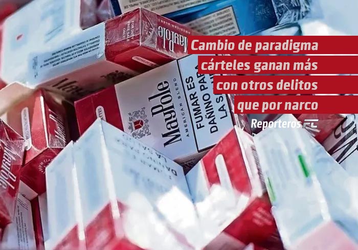 Cambio de paradigma; cárteles ganan más con otros delitos que por narco