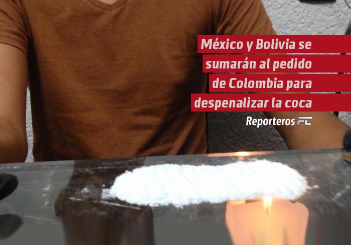 México y Bolivia se sumarán al pedido de Colombia para despenalizar la coca