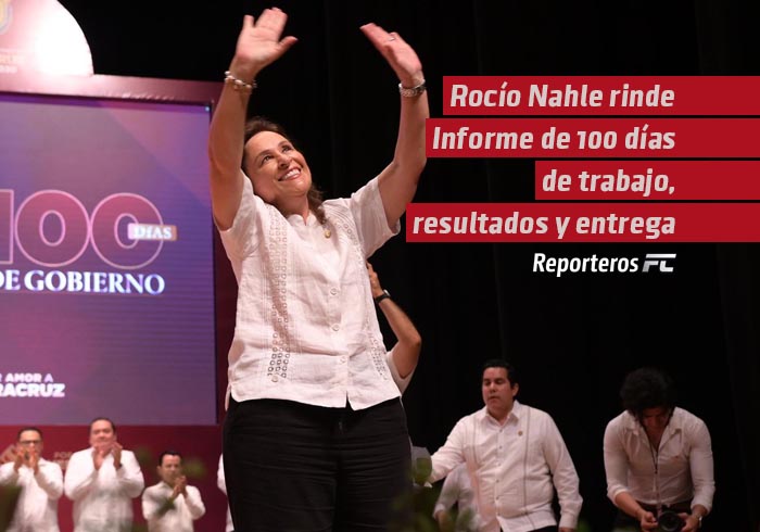 Rocío Nahle rinde Informe de 100 días de trabajo, resultados y entrega