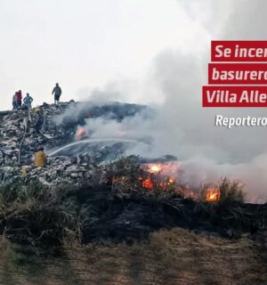 Se incendia basurero de Villa Allende