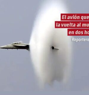 El avión que dio la vuelta al mundo en 2 horas