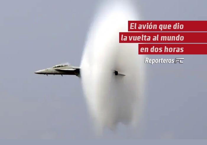 El avión que dio la vuelta al mundo en 2 horas
