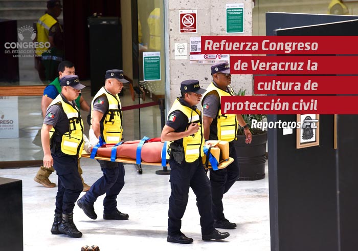 Refuerza Congreso de Veracruz la cultura de protección civil