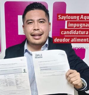 Sayloung Aquino, impugnan su candidatura por deudor alimentario