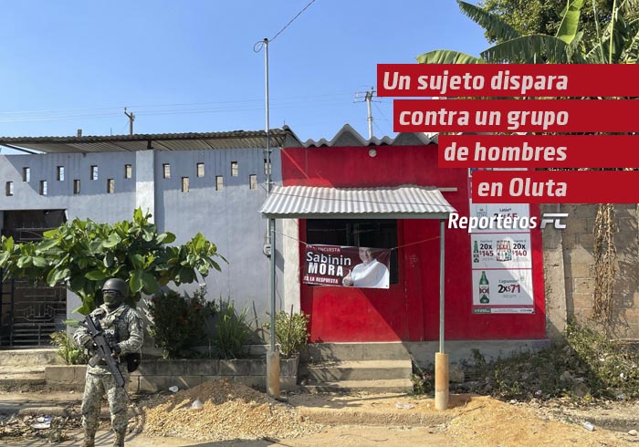 Un sujeto dispara contra un grupo de hombres en Oluta dejando un lesionado
