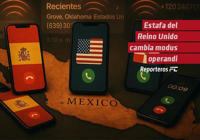 Estafa del Reino Unido cambia modus operandi