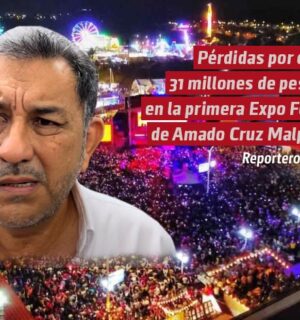 Pérdidas por casi 31 millones de pesos, en la primera Expo Feria de Amado Cruz Malpica