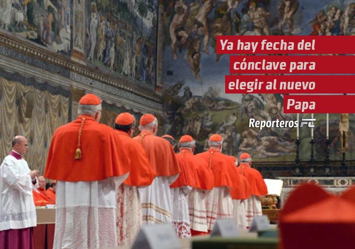 Ya hay fecha del cónclave para elegir al nuevo papa