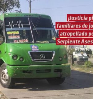 ¡Justicia piden familiares de joven motociclista atropellado por la Serpiente Asesina!