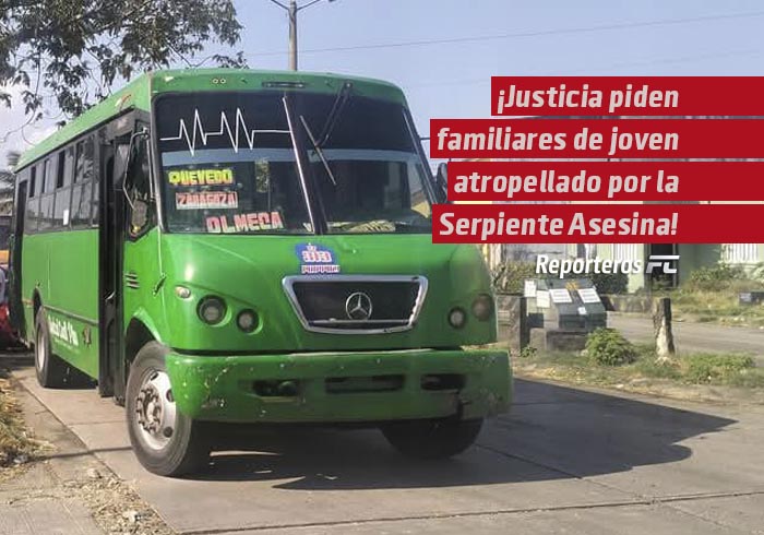 ¡Justicia piden familiares de joven motociclista atropellado por la Serpiente Asesina!