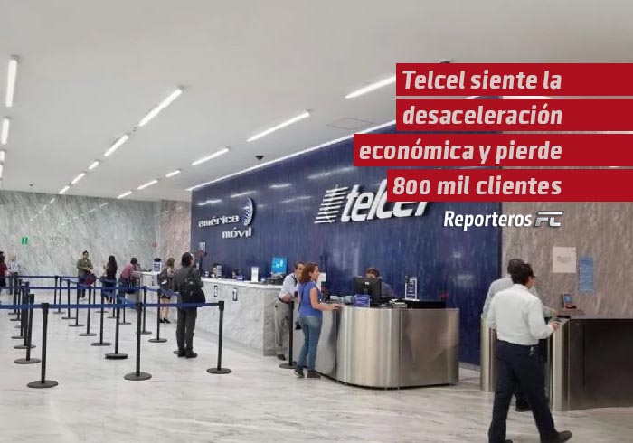 Telcel siente la desaceleración económica y pierde más de 800 mil clientes