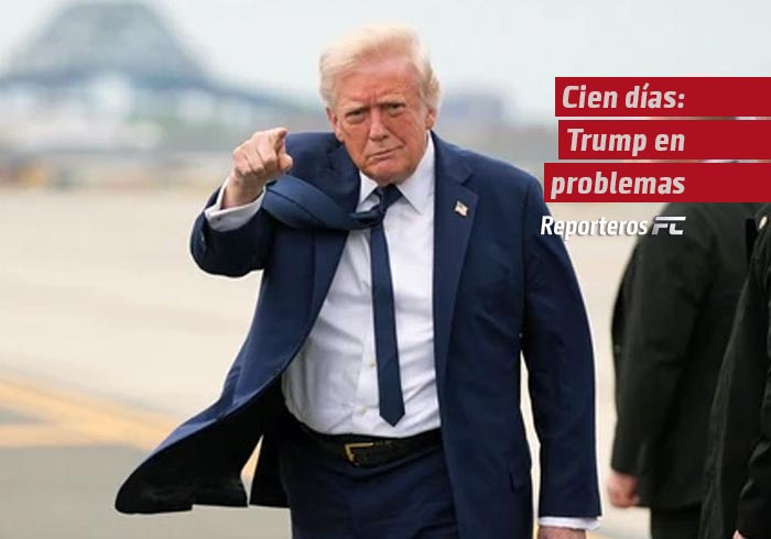 Cien días: Trump en problemas