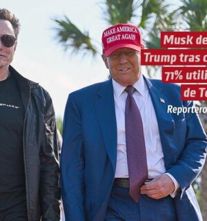 Musk deja a Trump tras caer 71% utilidad de Tesla