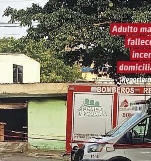 Adulto mayor fallece en incendio domiciliario