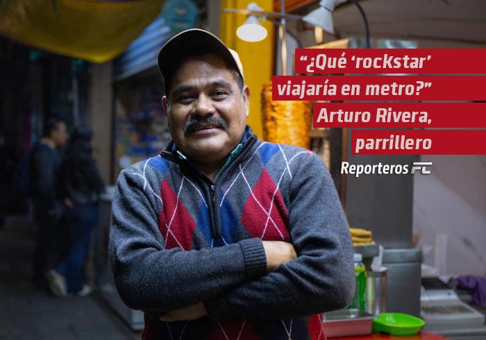 “¿Qué ‘rockstar’ viajaría en metro?”