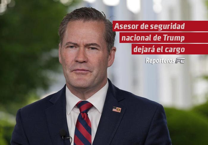 Asesor de seguridad nacional de Trump dejará el cargo