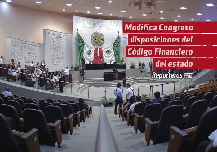 Modifica Congreso disposiciones del Código Financiero del estado