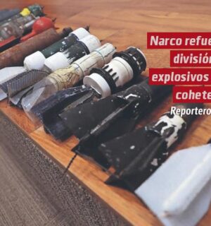 Narco refuerza división de explosivos con coheteros